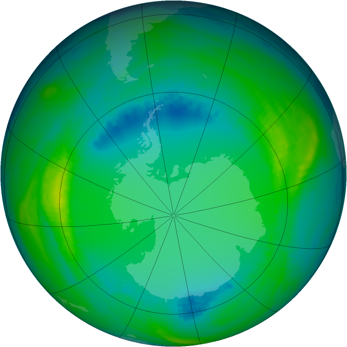 Ozone Map 2002-07-27